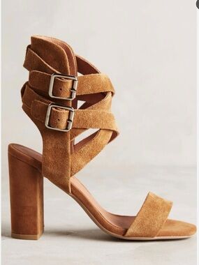 {Jeffrey Campbell} Eudora Suede Open-Toe Sandals